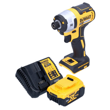 DeWalt DCF 887 P1 Clé à choc sans fil 18 V 205 Nm 1/4'' Brushless + 1x batterie 5,0 Ah + chargeur