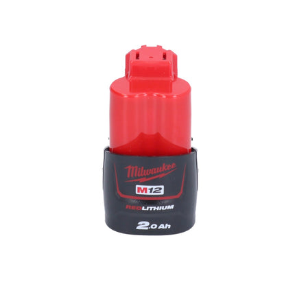 Milwaukee M12 PCSS-201 Coupe-tubes inox sans fil 12 V 12 - 28 mm + 1x batterie 2,0 Ah - sans chargeur