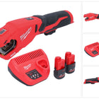 Milwaukee M12 PCSS-252 Coupe-tubes inox sans fil 12 V 12 - 28 mm + 2x batterie 2,5 Ah + chargeur
