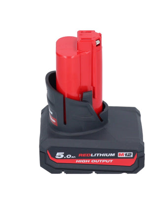 Milwaukee M12 PCSS-501 cortatubos de acero inoxidable a batería 12 V 12 - 28 mm + 1x batería 5,0 Ah - sin cargador