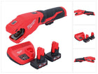 Milwaukee M12 PCSS-602 Coupe-tubes inox sans fil 12 V 12 - 28 mm + 2x batterie 6,0 Ah + chargeur