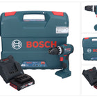 Bosch GSB 18V-45 Professional Perceuse-visseuse à percussion sans fil 18 V 45 Nm Brushless + 1x batterie 2,0 Ah + chargeur + L-Case