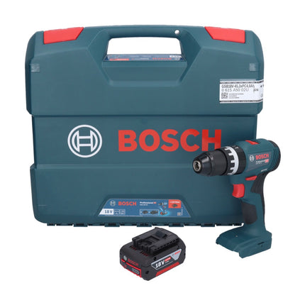 Bosch GSB 18V-45 Professional Perceuse-visseuse à percussion sans fil 18 V 45 Nm Brushless + 1x batterie 4,0 Ah + L-Case - sans chargeur