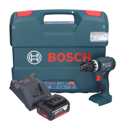 Bosch GSB 18V-45 Professional Perceuse-visseuse à percussion sans fil 18 V 45 Nm Brushless + 1x batterie 5,0 Ah + chargeur + L-Case