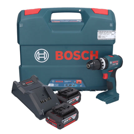 Bosch GSB 18V-45 Professional Perceuse-visseuse à percussion sans fil 18 V 45 Nm Brushless + 2x batterie 5,0 Ah + chargeur + L-Case