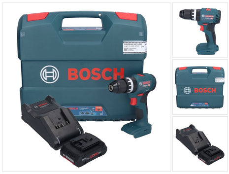 Bosch GSB 18V-45 Professional Akku Schlagbohrschrauber 18 V 45 Nm Brushless + 1x ProCORE Akku 4,0 Ah + Ladegerät + L-Case