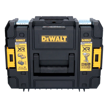 Visseuse à chocs sans fil DeWalt DCF 892 NT 18 V 813 Nm 1/2" sans balais + 1 batterie 2,0 Ah + TSTAK - sans chargeur
