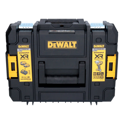 Visseuse à chocs sans fil DeWalt DCF 892 M2T 18 V 813 Nm 1/2" Brushless + 2 batteries 4,0 Ah + chargeur + TSTAK