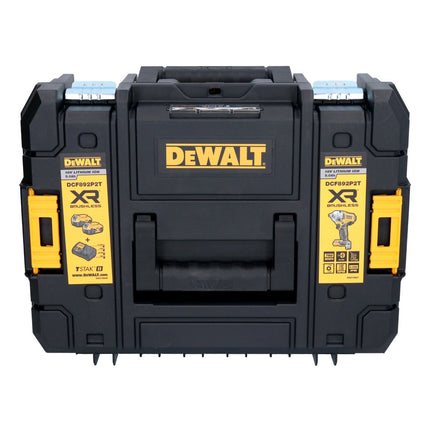 DeWalt DCF 892 P2T Clé à choc 18 V 813 Nm 1/2'' Brushless + 2x batterie 5,0 Ah + chargeur + TSTAK