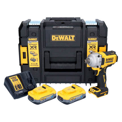 DeWalt DCF 892 H2T Clé à choc 18 V 813 Nm 1/2'' Brushless + 2x Powerstack batterie 5,0 Ah + chargeur + TSTAK