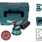 Makita BO 5031 Ponceuse excentrique 300 watts 125 mm + 50x papier abrasif K80 + Makpac