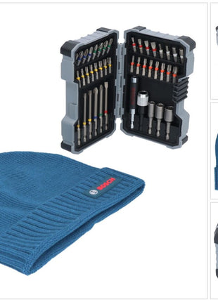 Juego de puntas de destornillador Bosch de 43 piezas extra duras de 1/4" + gorro/gorro Bosch gratis (0615997658)