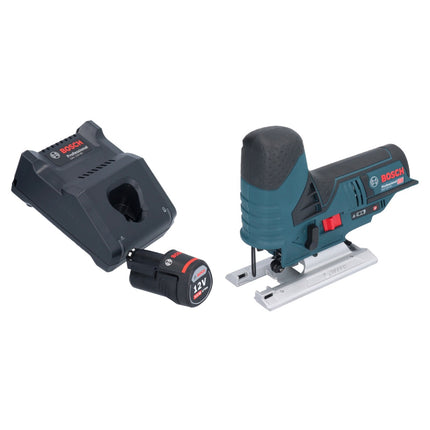 Bosch GST 12V-70 Professional Scie sauteuse sans fil 12 V 70 mm + 1x batterie 3,0 Ah + chargeur