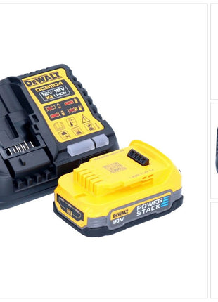 DeWalt DCB 1104 E1 Kit de démarrage sans fil 12 V / 18 V 1x batterie Powerstack 1,7 Ah + chargeur DCB 1104