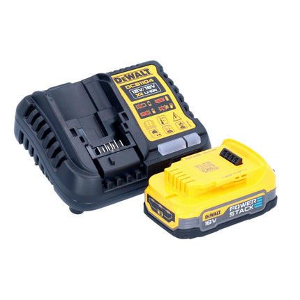 DeWalt DCB 1104 E1 Kit de démarrage sans fil 12 V / 18 V 1x batterie Powerstack 1,7 Ah + chargeur DCB 1104