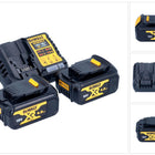 DeWalt DCB 1104 M2 kit de démarrage 12 V / 18 V 2x batterie 4,0 Ah + chargeur DCB 1104