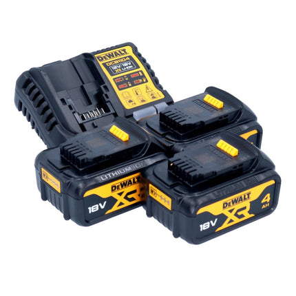 DeWalt DCB 1104 M3 Kit de démarrage sans fil 12 V / 18 V 3x batterie 4,0 Ah + chargeur DCB 1104