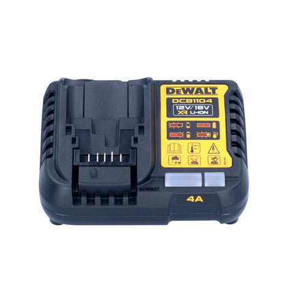 DeWalt DCB 1104 P4 Kit de démarrage sans fil 12 V / 18 V 4x batterie 5,0 Ah + chargeur DCB 1104