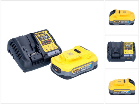 DeWalt DCB 1104 H1 Batterie Starter Set 12 V / 18 V 1x Powerstack Batterie 5.0 Ah + DCB 1104 chargeur