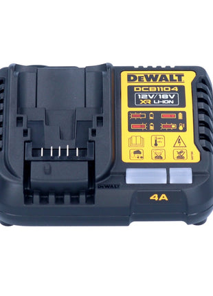 DeWalt DCB 1104 H4 Battery Starter Set 12 V / 18 V 4x Powerstack battery 5.0 Ah + DCB 1104 charger