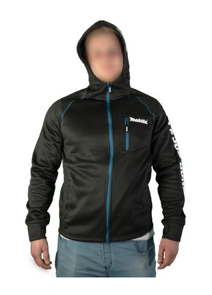 Makita Polar Tec Hoodie Jacket L con capucha trabajo y ocio (98P214-L) 100% poliéster