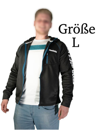 Veste Makita Polar Tec Hoodie L avec capuche Travail et loisirs ( 98P214-L ) 100 % polyester