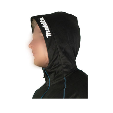 Makita Polar Tec Hoodie veste XL avec capuche travail et loisirs ( 98P214-XL ) 100 % polyester
