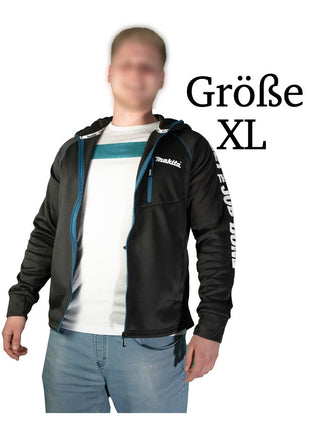 Makita Polar Tec Hoodie Jacke XL mit Kapuze Arbeit und Freizeit ( 98P214-XL ) 100 % Polyester