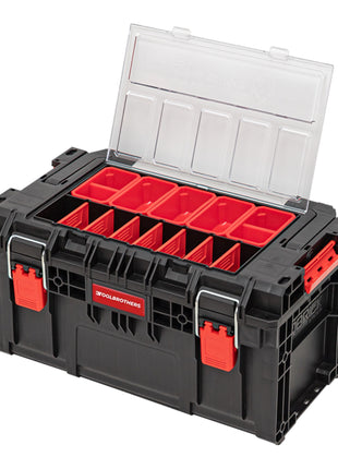 Toolbrothers RHINO XL Werkzeugkoffer ECO Handling+ 535 x 327 x 277 mm 26 l stapelbar IP66 mit Organizer