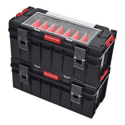 Toolbrothers RHINO Slim mallette à outils ECO Handling+ Long Edition 22 l IP54 + bac à outils