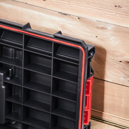 Toolbrothers RHINO Slim Mallette à outils ECO Basic Long Edition 22 l IP54 + bac à outils