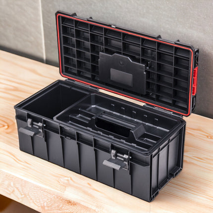 Toolbrothers RHINO Slim Mallette à outils ECO Basic Long Edition 22 l IP54 + bac à outils