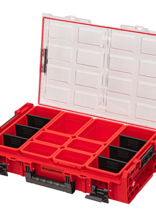 Toolbrothers RHINO XXL Organizador ULTRA Altura XL Cajas Personalizado 582 x 387 x 131 mm 13,5 l IP66 con 8 inserciones y 6 divisores