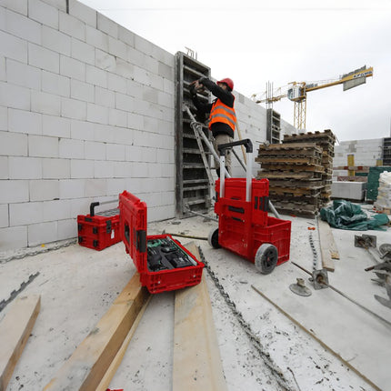 Toolbrothers RHINO XXL Cart Plus ULTRA - Mallette à outils mobile 52 l IP66 avec double poignée télescopique