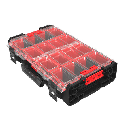Toolbrothers RHINO XXL Organizer ECO hauteur XL boîtes 13,5 l IP66 avec boîtes amovibles + séparateurs