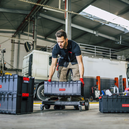 Toolbrothers RHINO XXL boîte à outils ECO Custom 35 l empilable avec séparateurs amovibles