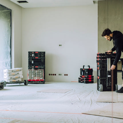 Toolbrothers RHINO L Mallette à outils ECO Organize+ + 5x L Organizer ECO Mini 19 l IP54