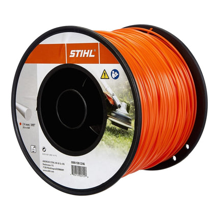 Stihl Fil de coupe rond 2,4 mm x 253 m de long Orange ( 00009302246 ) pour la coupe des bordures de gazon