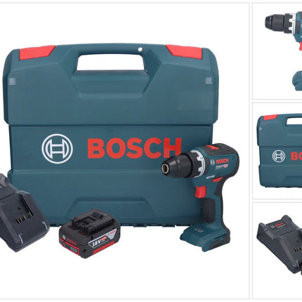 Bosch GSR 18V-55 Professional Perceuse-visseuse sans fil 18 V 55 Nm Brushless + 1x batterie 4,0 Ah + chargeur + L-Case
