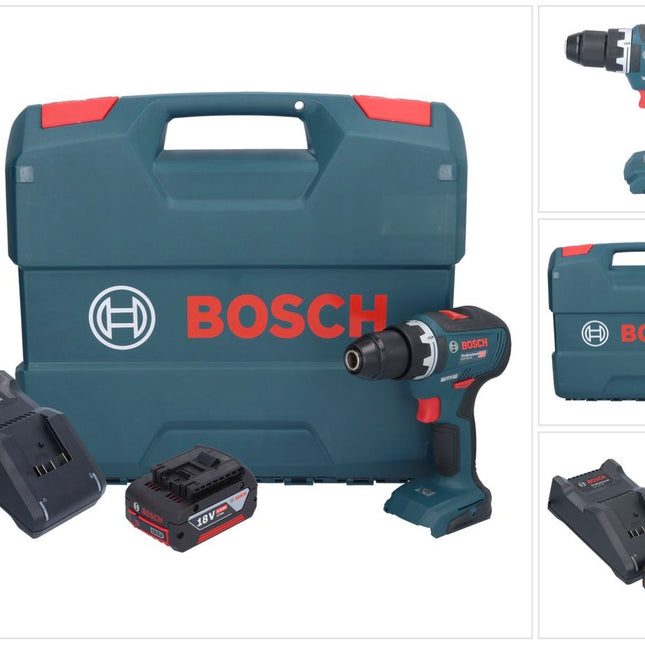 Bosch GSR 18V-55 Professional Perceuse-visseuse sans fil 18 V 55 Nm Brushless + 1x batterie 4,0 Ah + chargeur + L-Case