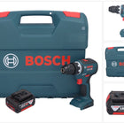 Bosch GSR 18V-55 Professional Perceuse-visseuse sans fil 18 V 55 Nm Brushless + 1x batterie 5,0 Ah + L-Case - sans chargeur