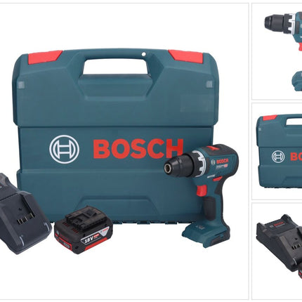 Bosch GSR 18V-55 Professional Perceuse-visseuse sans fil 18 V 55 Nm Brushless + 1x batterie 5,0 Ah + chargeur + L-Case