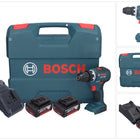 Bosch GSR 18V-55 Professional Perceuse-visseuse sans fil 18 V 55 Nm Brushless + 2x batterie 5,0 Ah + chargeur + L-Case