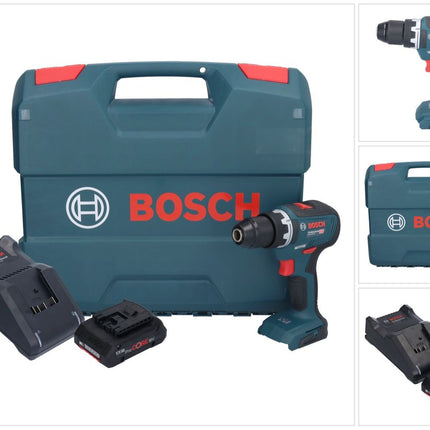 Bosch GSR 18V-55 Professional Perceuse-visseuse sans fil 18 V 55 Nm Brushless + 1x batterie ProCORE 4,0 Ah + chargeur + L-Case