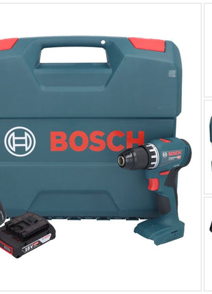 Bosch GSR 18V-45 Professional Perceuse-visseuse sans fil 18 V 45 Nm Brushless + 1x batterie 2,0 Ah + chargeur + L-Case