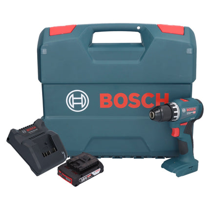 Bosch GSR 18V-45 Professional Perceuse-visseuse sans fil 18 V 45 Nm Brushless + 1x batterie 2,0 Ah + chargeur + L-Case
