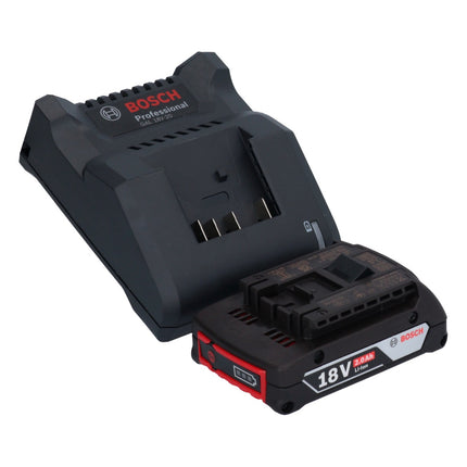 Bosch GSR 18V-45 Professional Perceuse-visseuse sans fil 18 V 45 Nm Brushless + 1x batterie 2,0 Ah + chargeur + L-Case