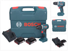 Bosch GSR 18V-45 Professional Perceuse-visseuse sans fil 18 V 45 Nm Brushless + 2x batterie 2,0 Ah + chargeur + L-Case