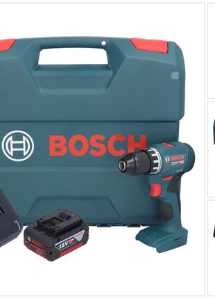 Bosch GSR 18V-45 Professional perceuse-visseuse sans fil 18 V 45 Nm sans balais + 1x batterie 4,0 Ah + chargeur + mallette en L