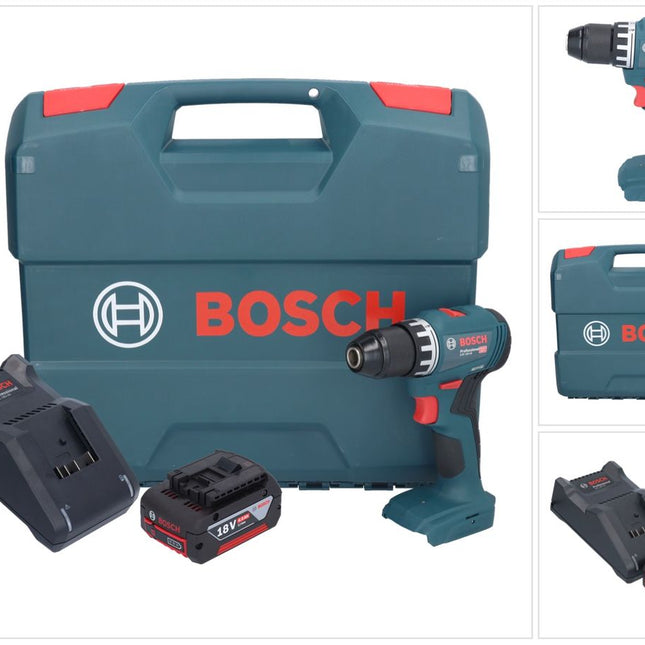 Bosch GSR 18V-45 Professional perceuse-visseuse sans fil 18 V 45 Nm sans balais + 1x batterie 4,0 Ah + chargeur + mallette en L